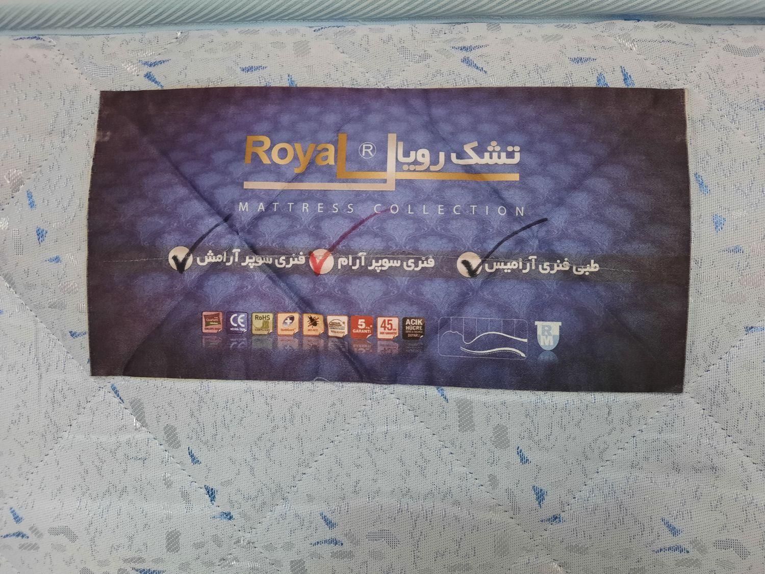 تشک رویال نوجوان در حد نو ۸۰*۱۸۰|تشک تختخواب|اردبیل, |دیوار