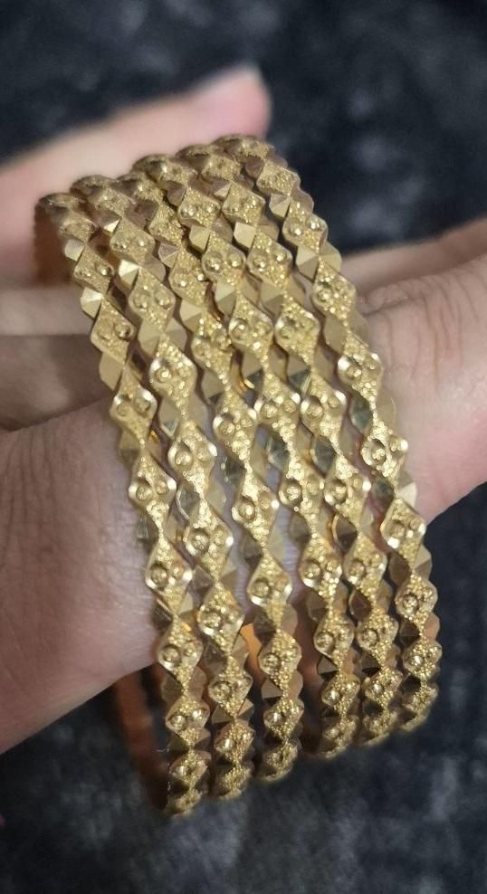 ۶ عدد النگو مفتولی محکم طلای یزد سایز ۲|جواهرات|اصفهان, شهرک ولیعصر|دیوار