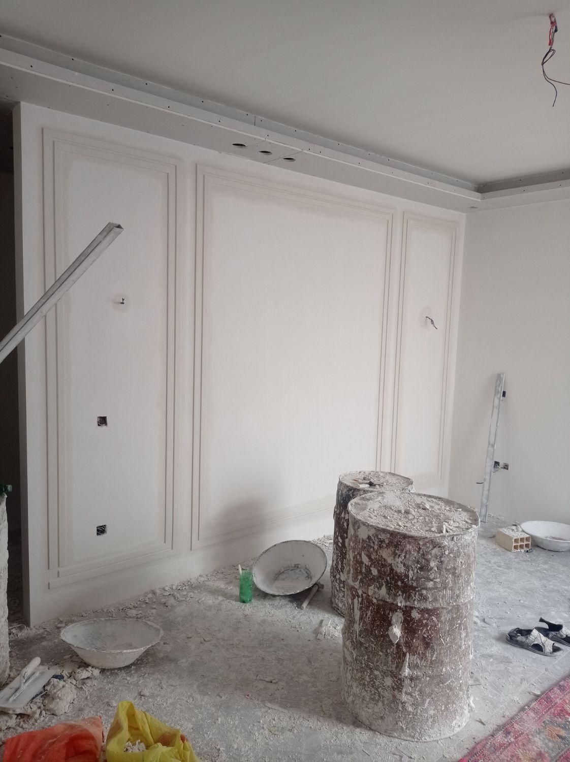 ابزار وسفید کاری و یک گچه با قیمت مناسب|خدمات پیشه و مهارت|الشتر, |دیوار