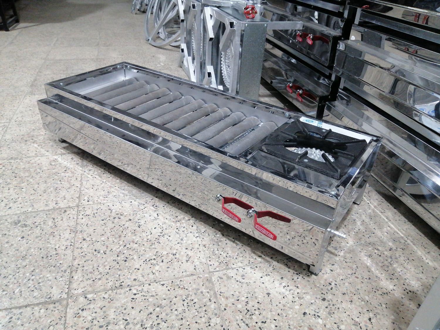 کباب پز گازی 35×100 منقل گازی پلوپز دار|اجاق گاز و لوازم برقی پختوپز|مشهد, امیر|دیوار