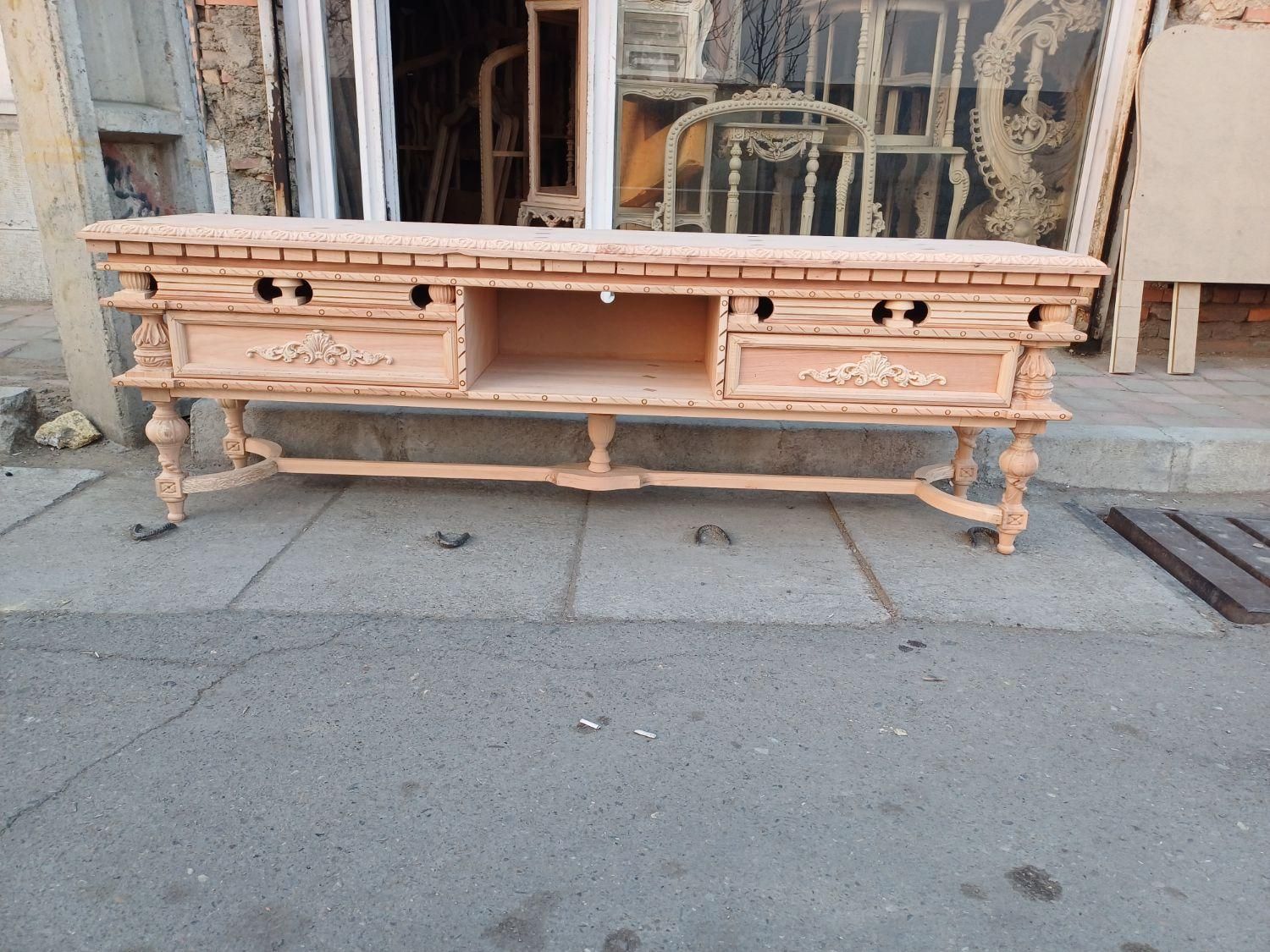 میز تلویزیون چوبی تمام چوب جدید|میز تلویزیون|تهران, یافت آباد جنوبی|دیوار