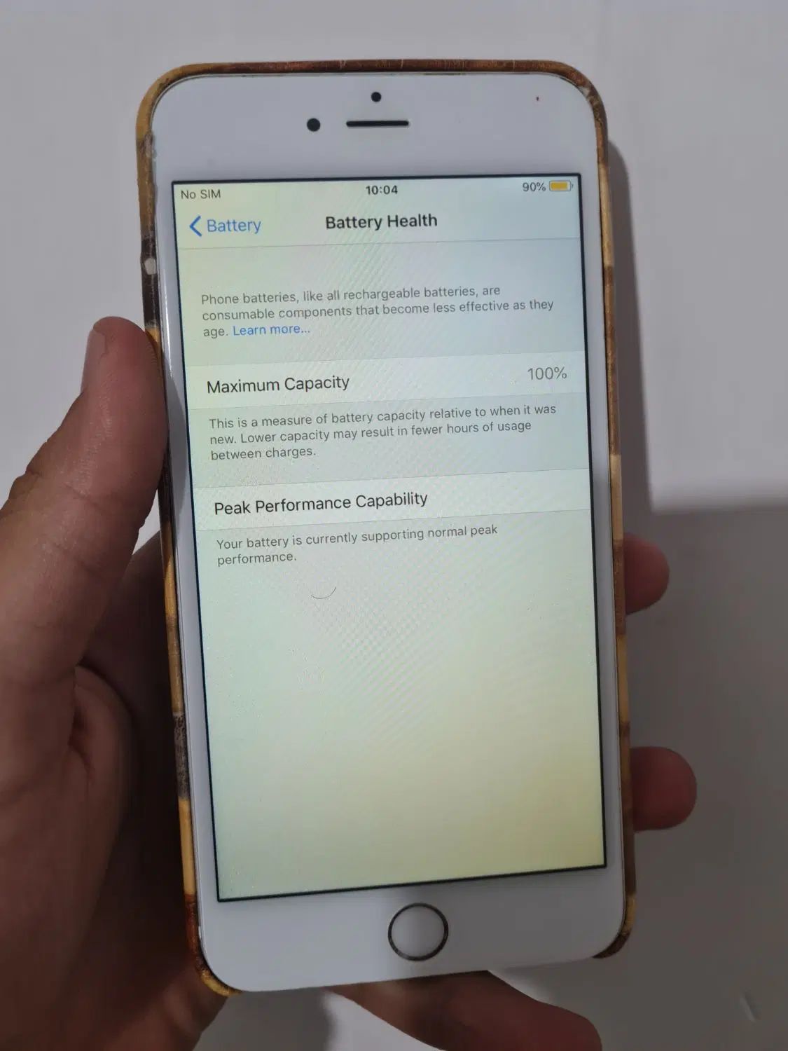 اپل iphon 6 plus طلایی باطری 100 نو|موبایل|تهران, وردآورد|دیوار