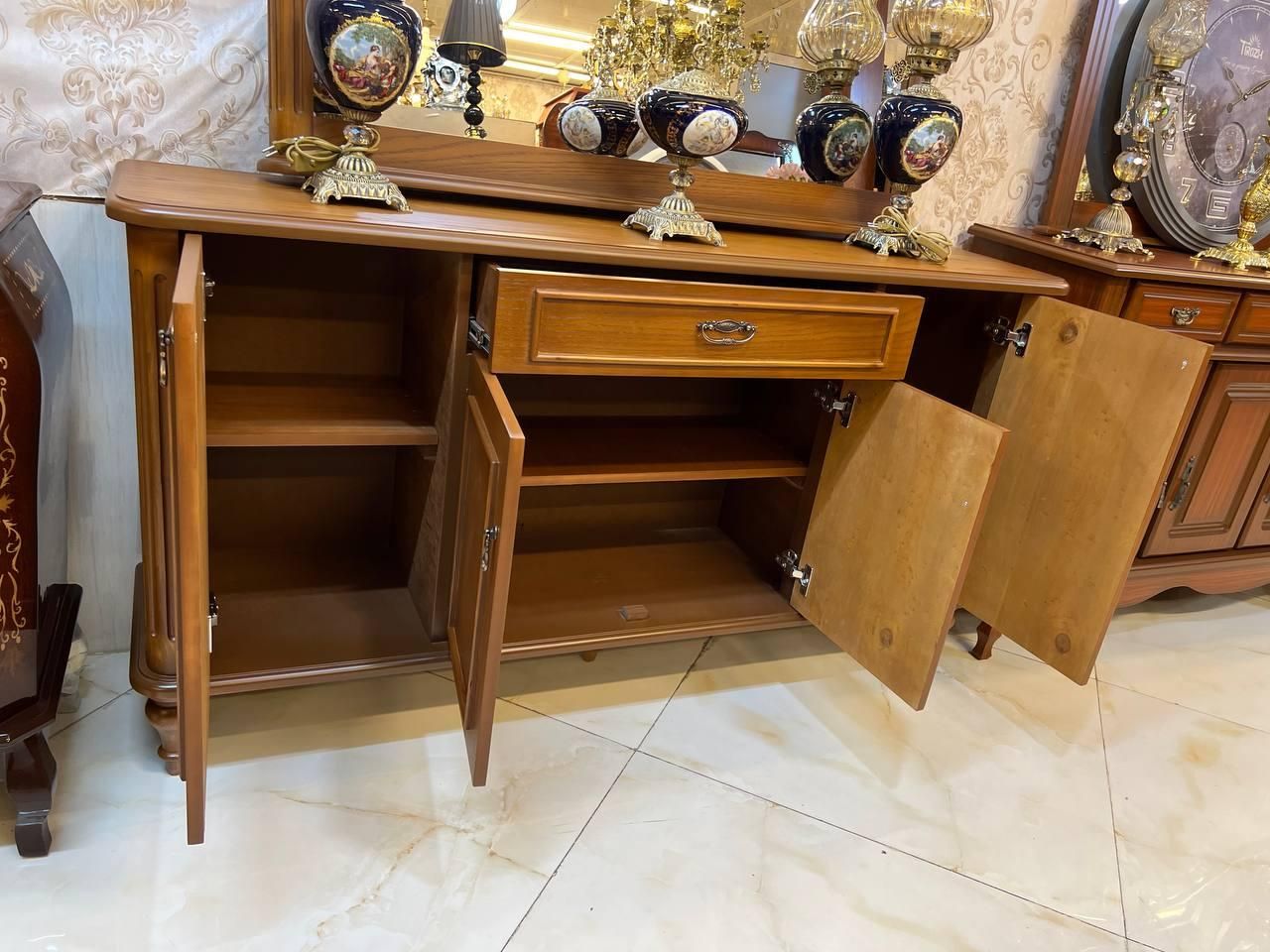 آینه و کنسول مدل روناک|بوفه، ویترین، کنسول|ملارد, |دیوار