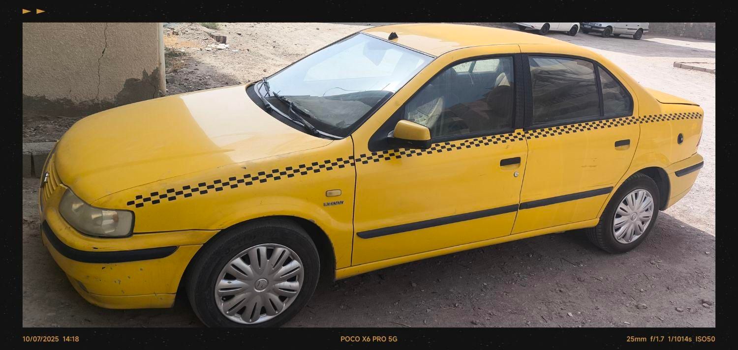 تاکسی سمند LX EF7 بنزینی، مدل ۱۳۹۳ درون شهری|خودرو سواری و وانت|زاهدان, |دیوار