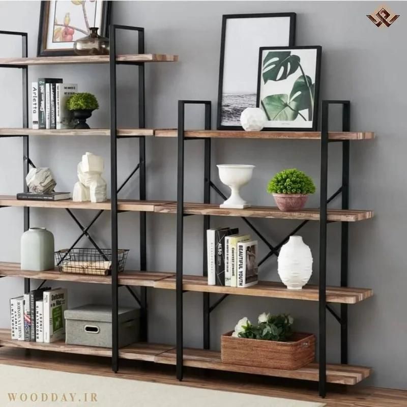 کتابخانه|کتابخانه، شلف، قفسه‌های دیواری|مشهد, بهمن|دیوار