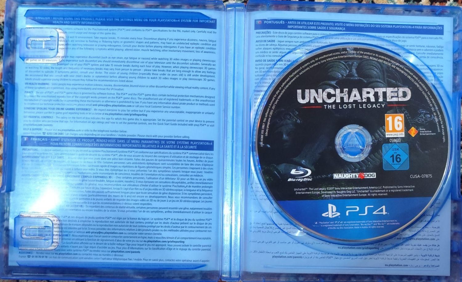 دیسک UNCHARTED The Lost Legacy بازی آنچارتد|کنسول، بازی ویدئویی و آنلاین|تهران, امیرآباد|دیوار