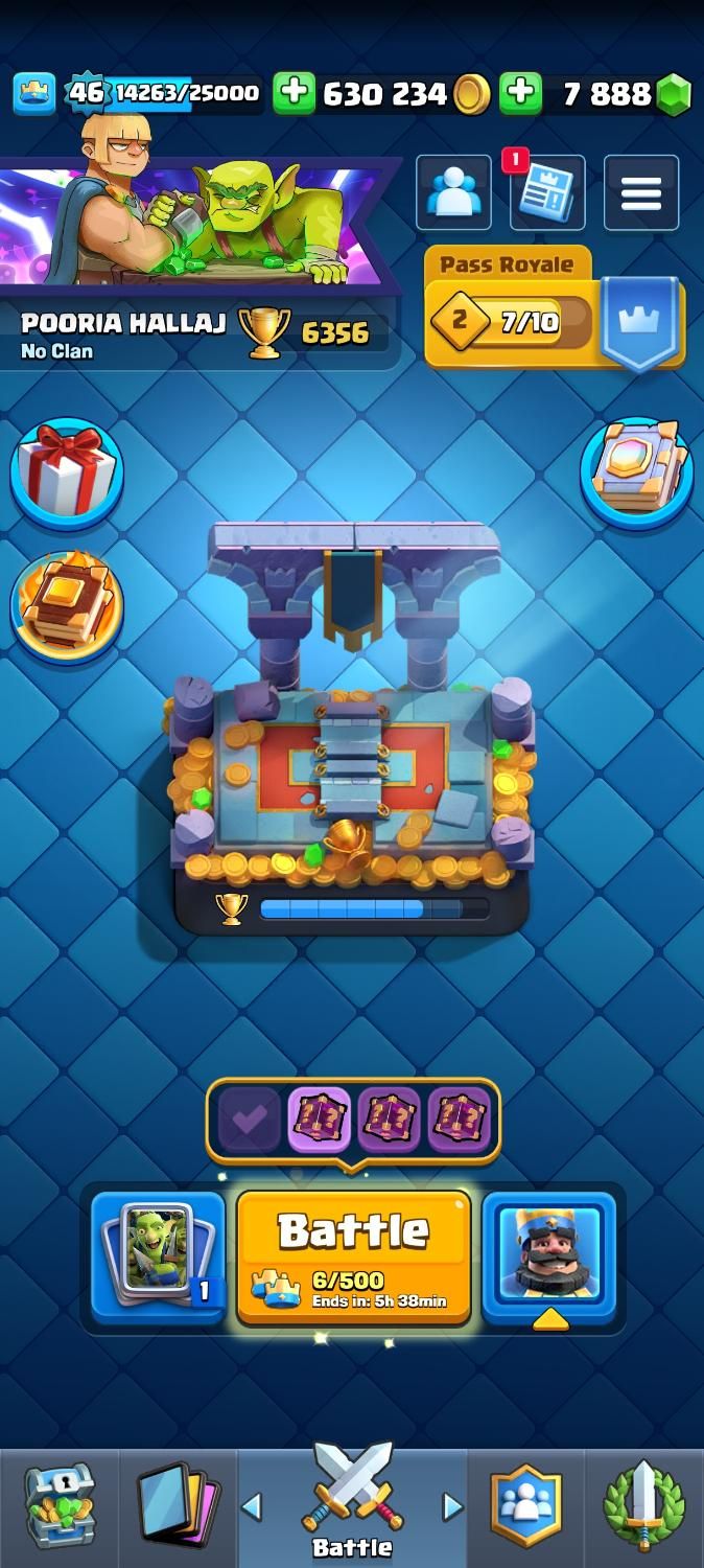 اکانت کلش رویال نه ساله clash royale|کنسول، بازی ویدئویی و آنلاین|تهران, خواجه نصیر طوسی|دیوار