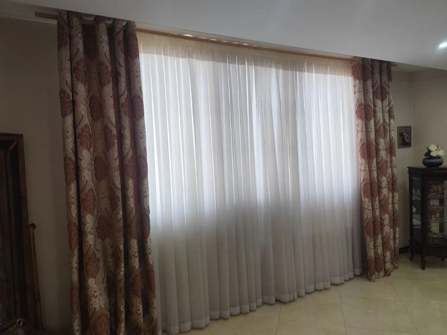 پرده دکوری نصف قیمت تاامشب|پرده، رانر، رومیزی|اصفهان, طامه|دیوار