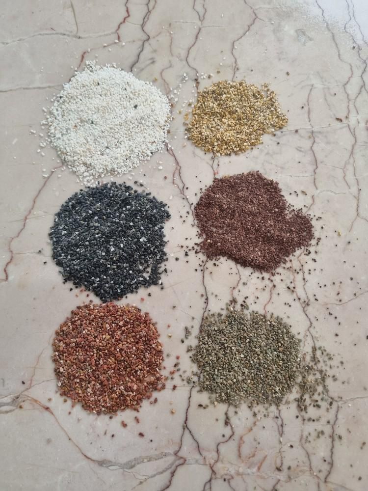 شن رنگی در اصفهان  سنگ ریزه رنگی سنگ کف باغ|مصالح و تجهیزات ساختمان|اصفهان, محمودآباد|دیوار