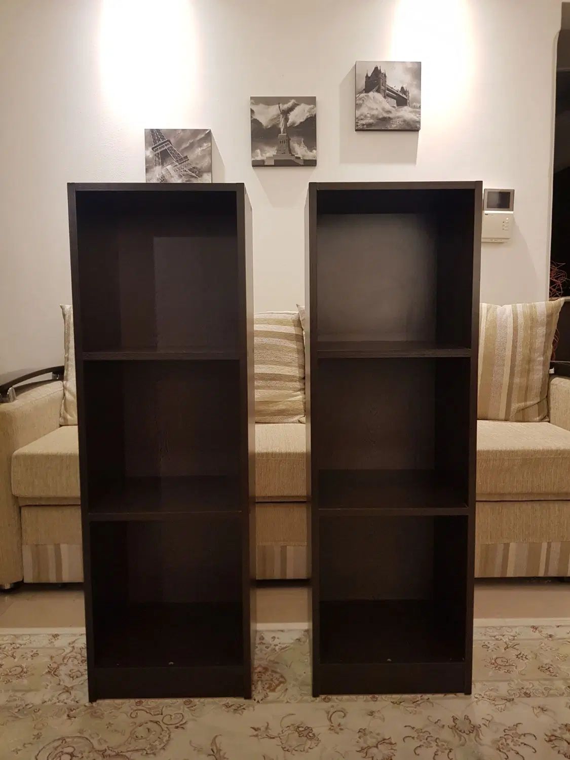باکس ۳ طبقه چوبی|کتابخانه، شلف، قفسه‌های دیواری|تهران, آشتیانی|دیوار
