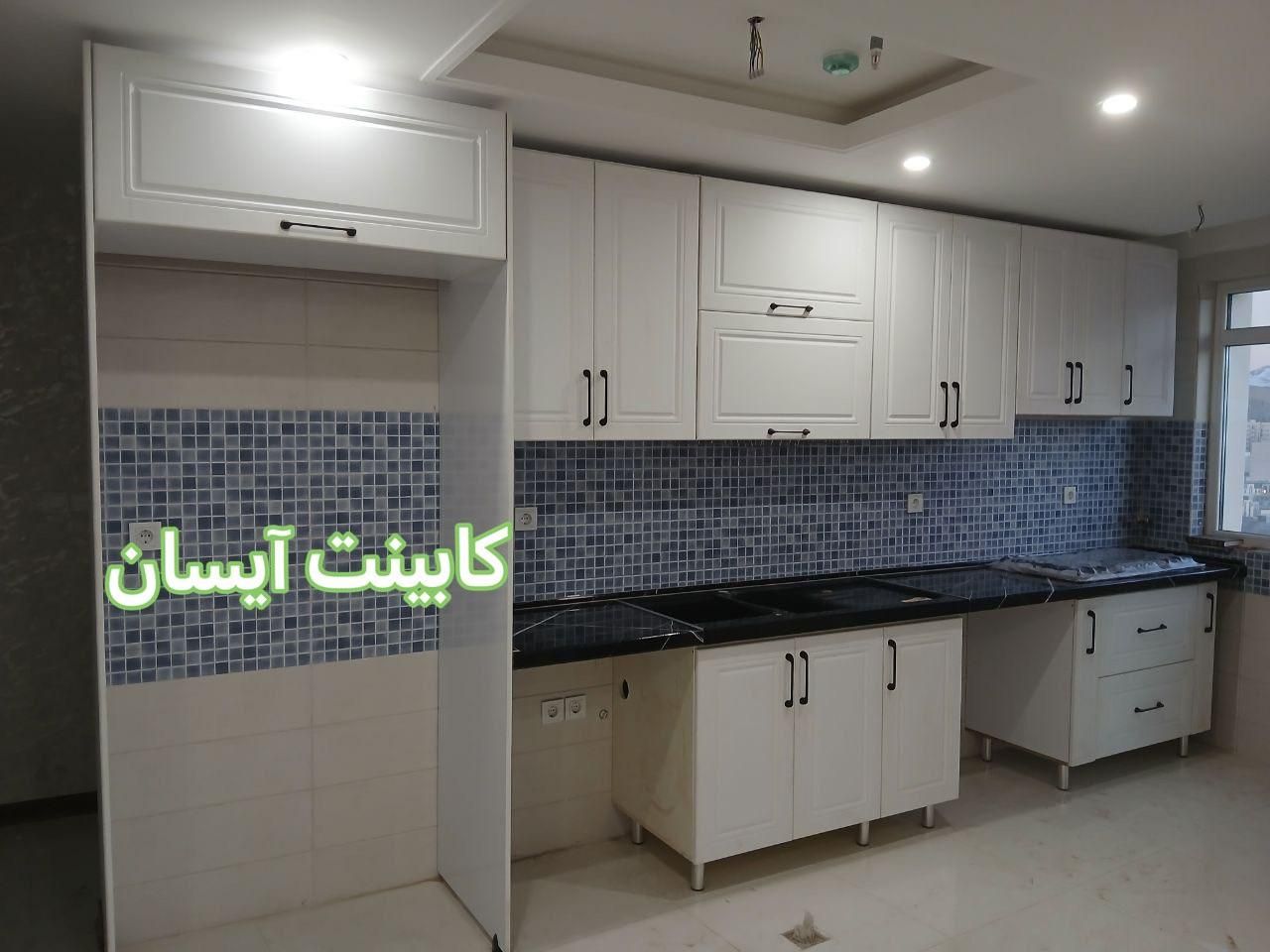 کابینت ایسان نئوکلاسیک سفید کد(۶۸۵۸)|مصالح و تجهیزات ساختمان|اصفهان, ولدان|دیوار