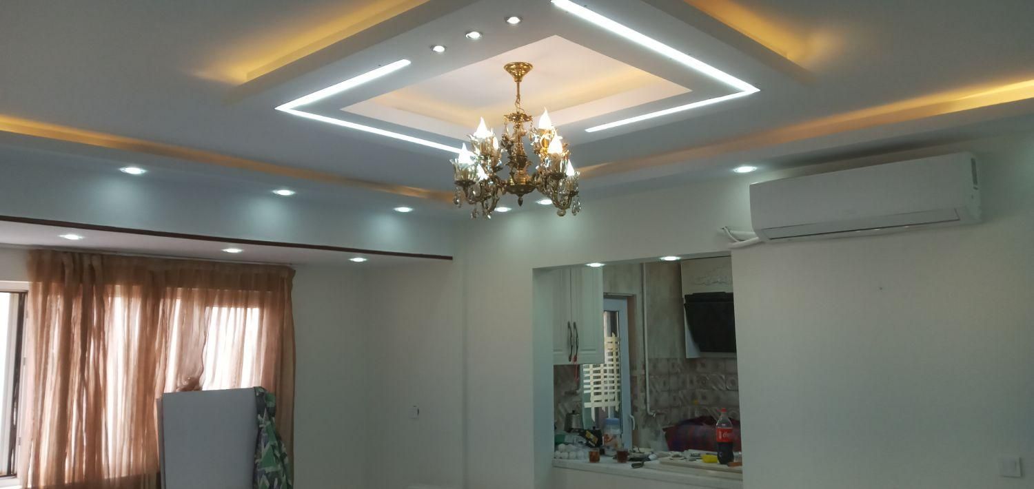 اجرای کناف رنگ برق مستقیم با استاد کار|خدمات پیشه و مهارت|پرند, فاز ۰|دیوار