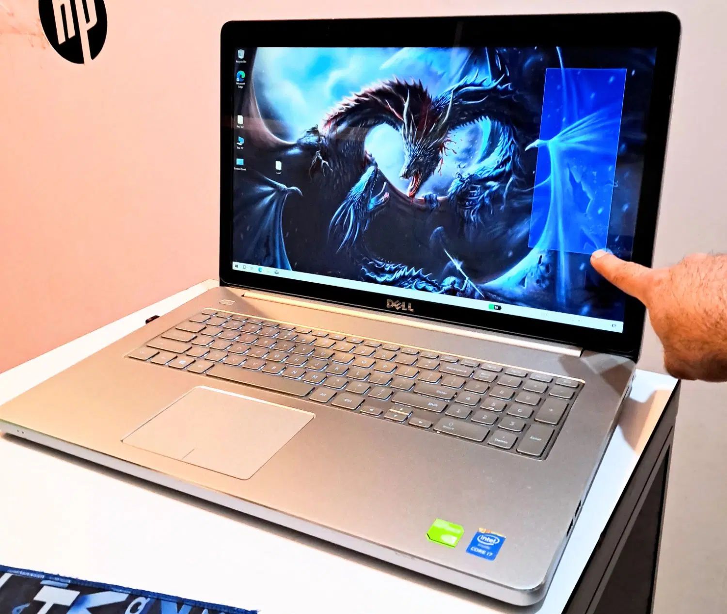 تاچ Dell Inspiron 17 7000 گرافیک مجزا Nvidia ddr5|رایانه همراه|تهران, ارم|دیوار