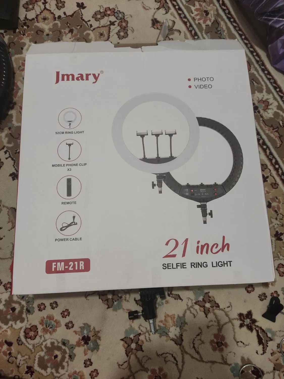 رینگ لایت jmary نو|دوربین عکاسی و فیلم‌برداری|همدان, |دیوار