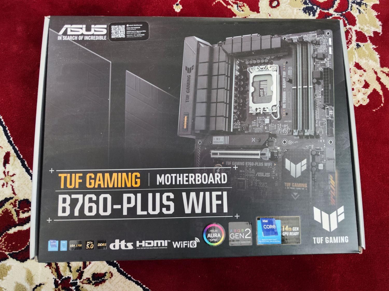 مادربرد ایسوس مدل TUF GAMING B760-PLUS WIFI|قطعات و لوازم جانبی رایانه|شاهرود, |دیوار