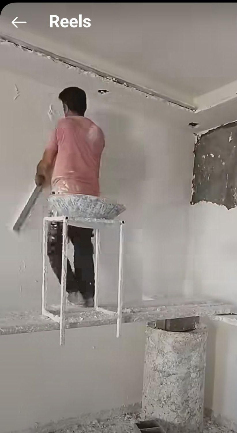 سفیدکاری گچکاری و لکه گیری ساختمان|خدمات پیشه و مهارت|شوشتر, |دیوار