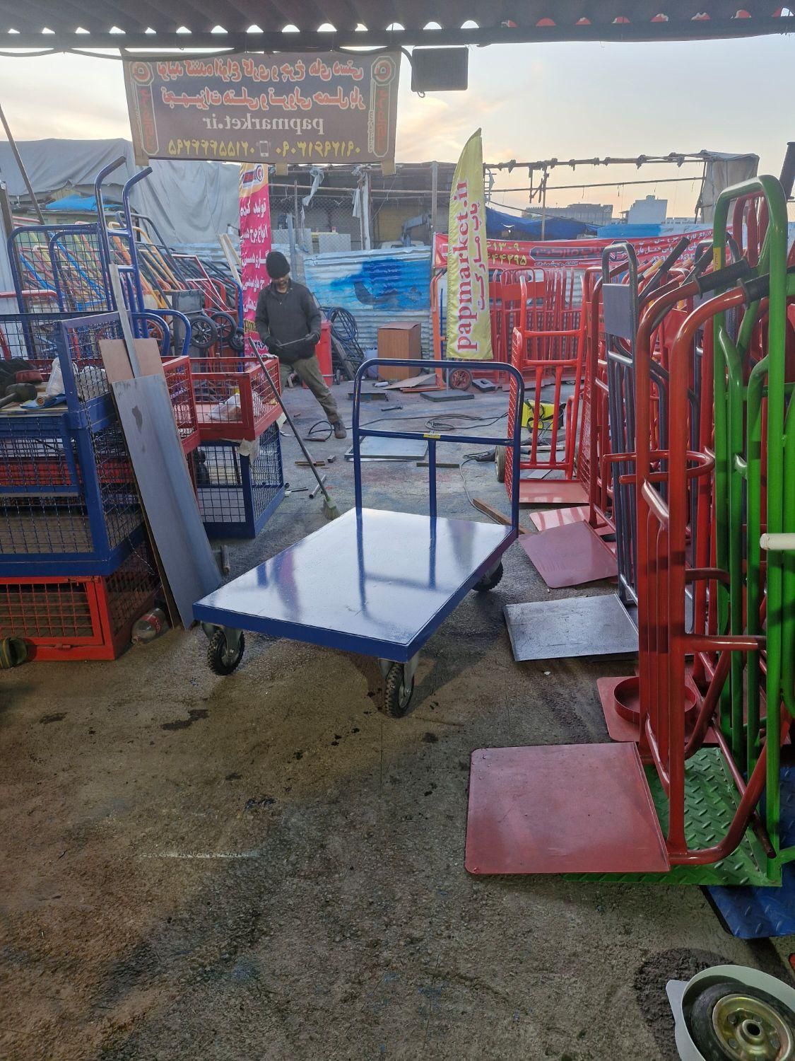 گاری آسان بر چرخ حمل دستی باربر اسان (کارگاه پاپ)|ابزارآلات|تهران, شهید رجایی|دیوار