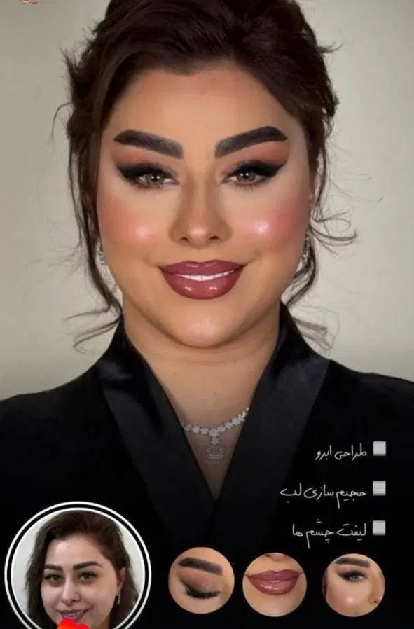 میکاپ و شنیون اقتصادی|خدمات آرایشگری و زیبایی|مشهد, وکیل‌آباد|دیوار