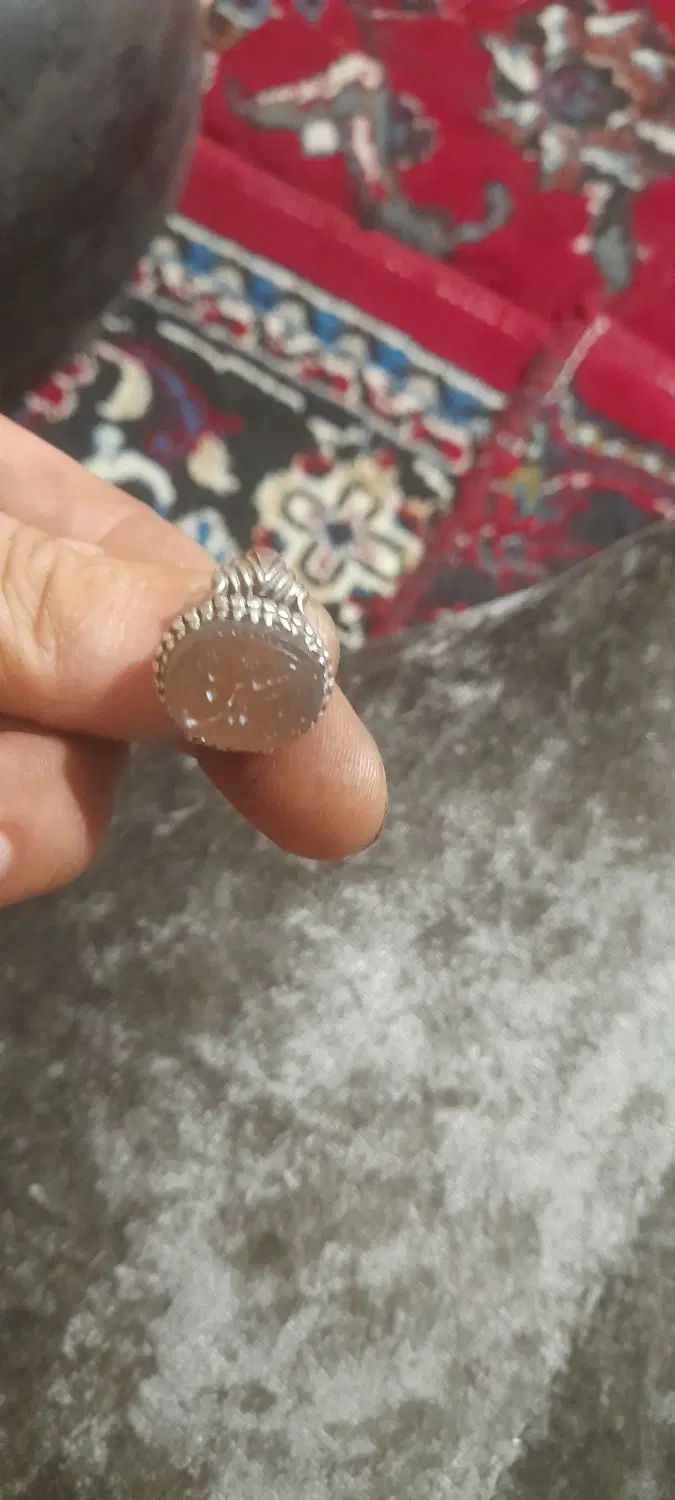 انگشتر نقره ای قدیمی یاحسین|جواهرات|تهران, مشیریه|دیوار