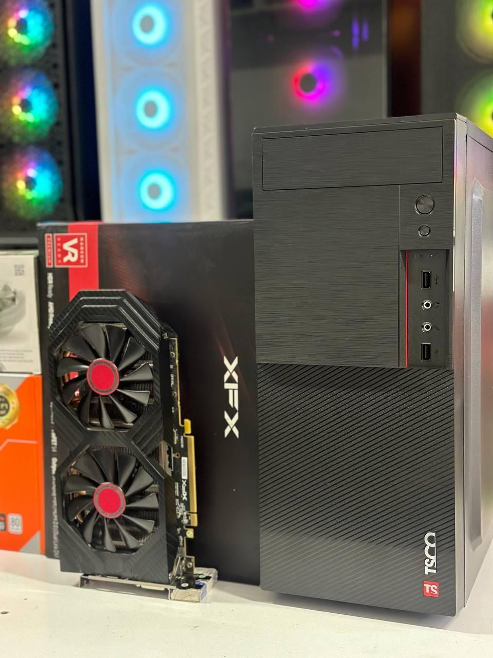 کیس گیمینگ i5 گرافیک RX580 8GB قاب کیس آکبند|رایانه رومیزی|مشهد, فلسطین|دیوار