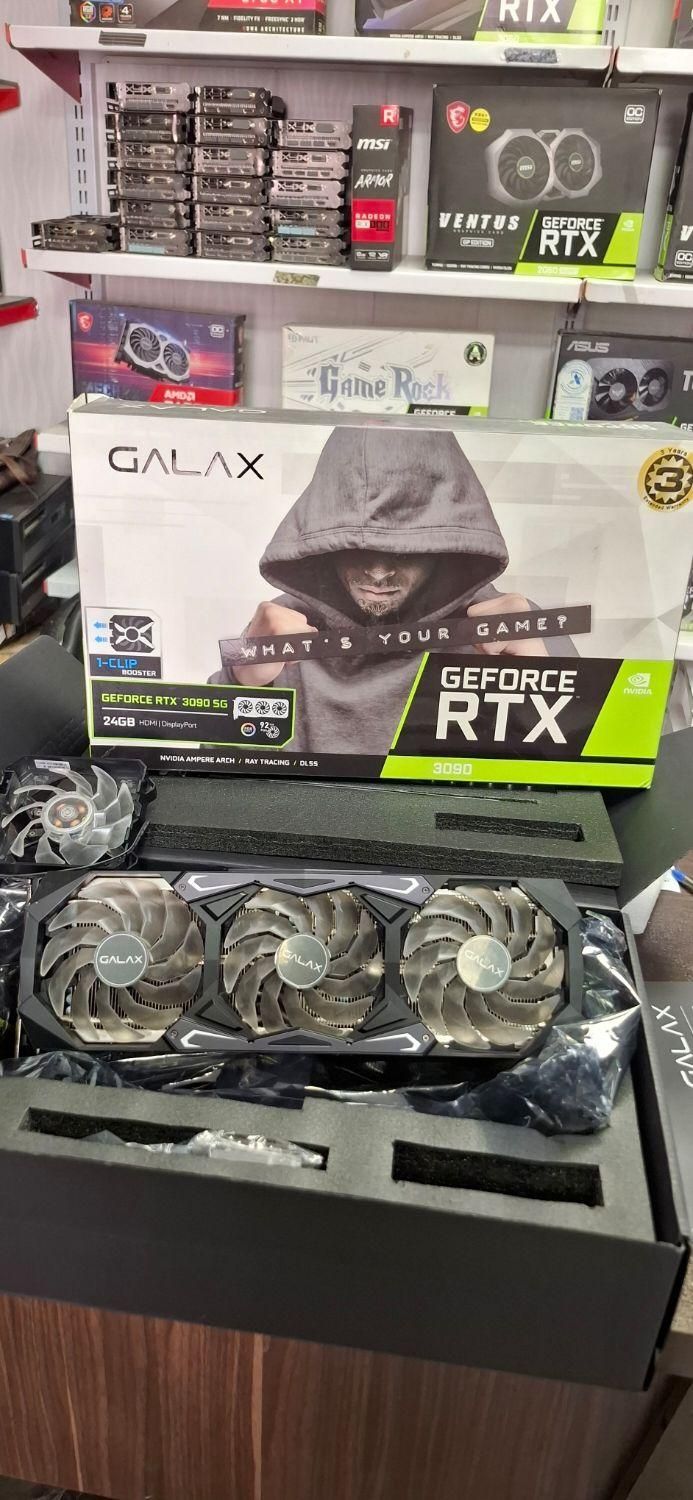 کارت گرافیک rtx 3090 galax گلکس چهار فن در حد آک|قطعات و لوازم جانبی رایانه|تهران, آذربایجان|دیوار