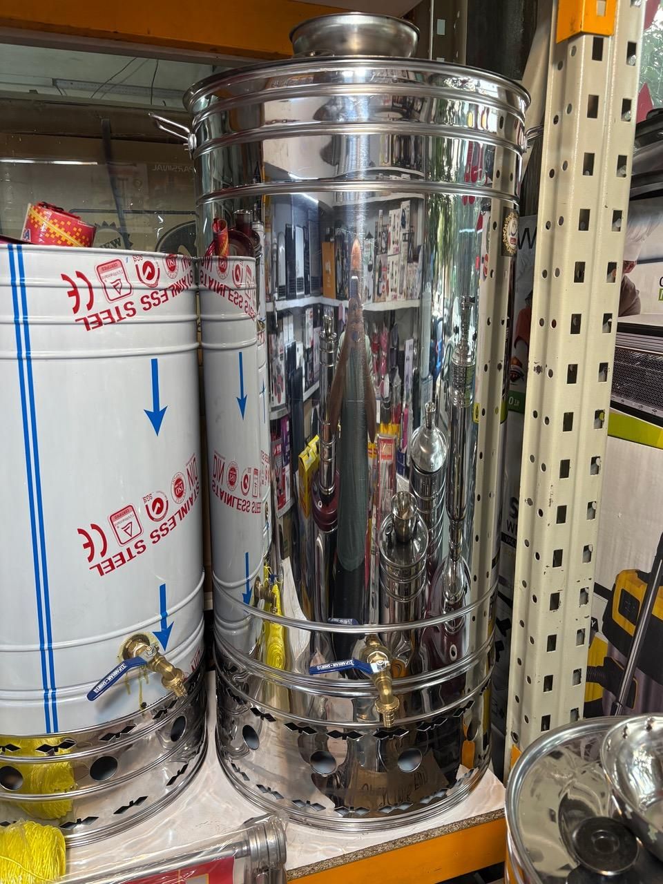 سماور بزرگ هییتی مجلسی رنگ بندی جور مشاوره رایگان|سماور، چایساز، قهوهساز|مشهد, رضاشهر|دیوار