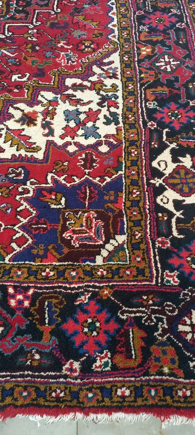 فرش دستبافت تک ۹ متری ۲/۵×۳/۵ نو انگشت بافت|فرش|تبریز, |دیوار