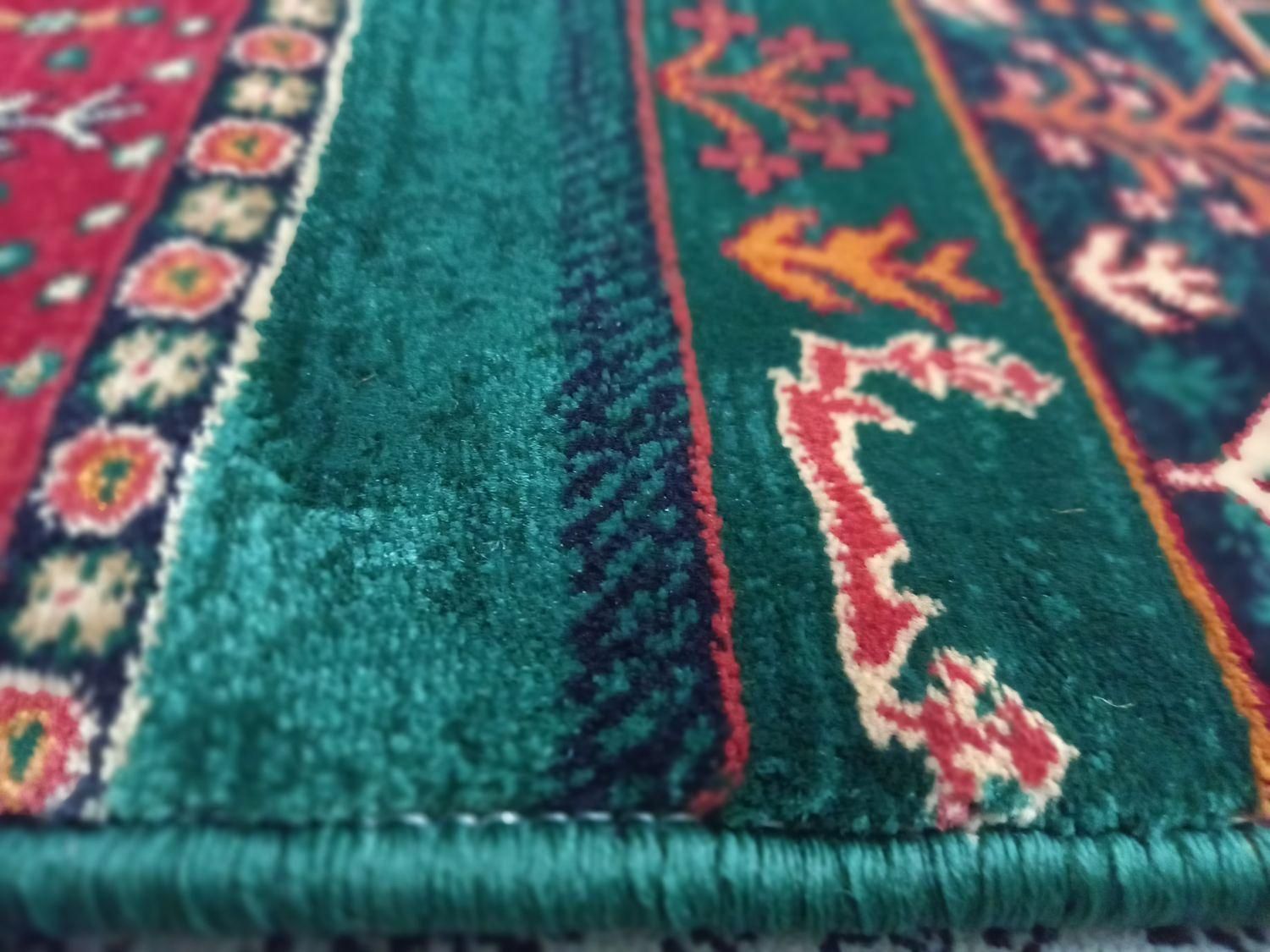 فرش ۴ متری نونو سنتی سبزرنگ ۷۰۰شانه درجه ۱|فرش|تهران, طرشت|دیوار