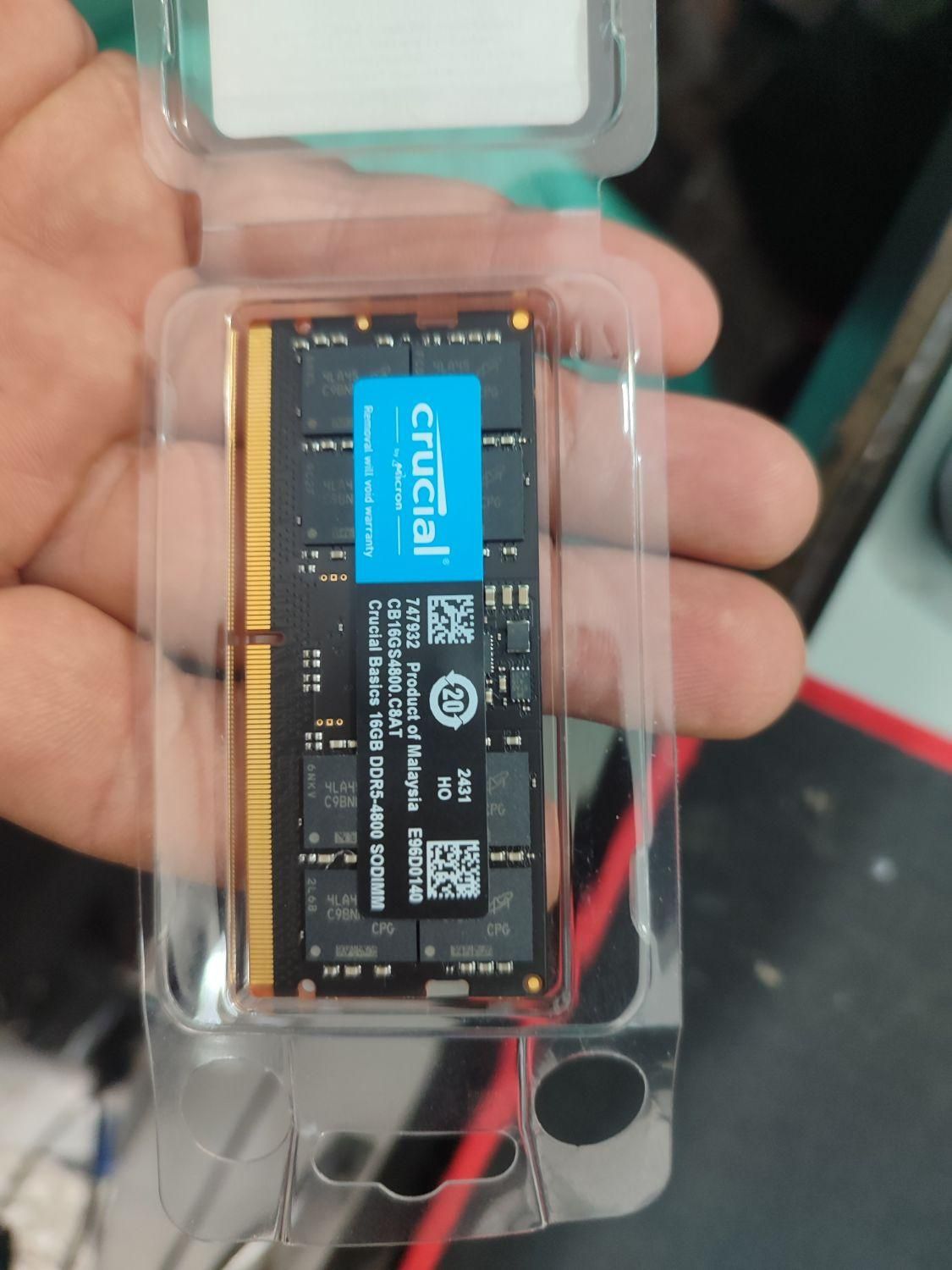 رم ۱۶ گیگ DDR5 لپ تاپی CL40|قطعات و لوازم جانبی رایانه|بوکان, |دیوار