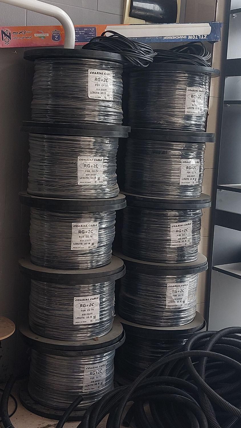 سیم دوربین مداربسته کابل ترکیبی|دوربین مداربسته|اصفهان, کارلادان|دیوار