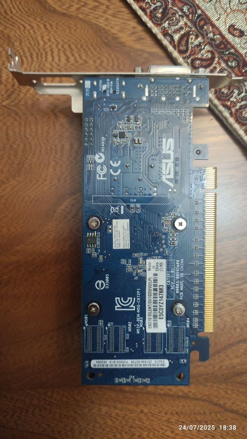 کارت گرافیک nvidia geforce gt 210 برند asus|قطعات و لوازم جانبی رایانه|اصفهان, برازنده|دیوار