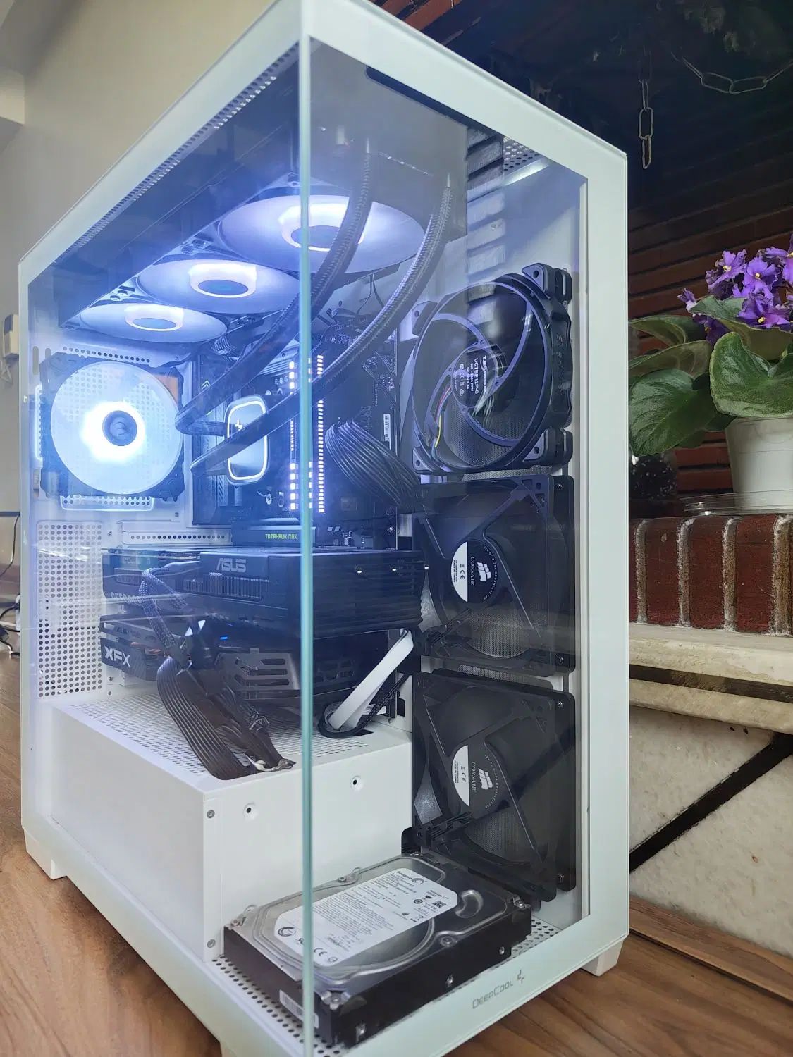 کامپیوتر گیمینگ Ryzen 9900x با 5070 و متعلقات 4TB|رایانه رومیزی|تهران, والفجر|دیوار