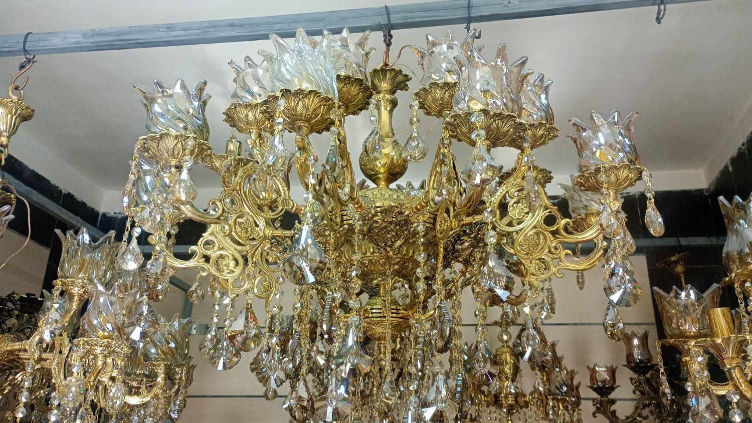 لوستر شاخه پرنس|لوستر و چراغ آویز|بروجرد, |دیوار