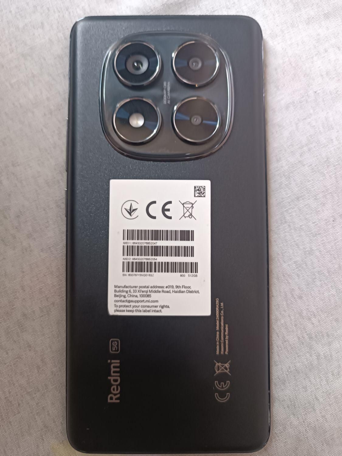 شیائومی ردمی 14pro5G با حافظهٔ ۵۱۲ گیگابایت|موبایل|تهران, بهداشت|دیوار