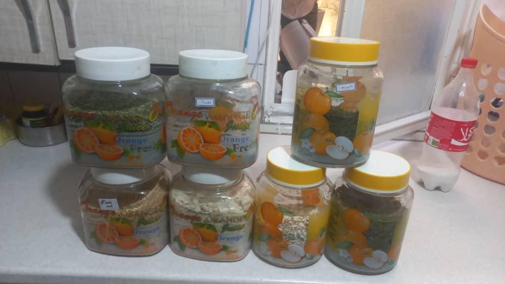 جای حبوبات شیشه‌ای ۷عدد|ظروف نگهدارنده، پلاستیکی، یک‌بارمصرف|تهران, دولت‌آباد|دیوار