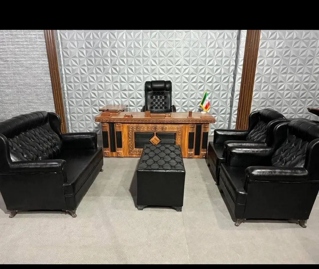 مبل نیمست دنیز صندلی ۴۱۰اداری میز مدیریت ستاره|دفتر کار|زنجان, |دیوار