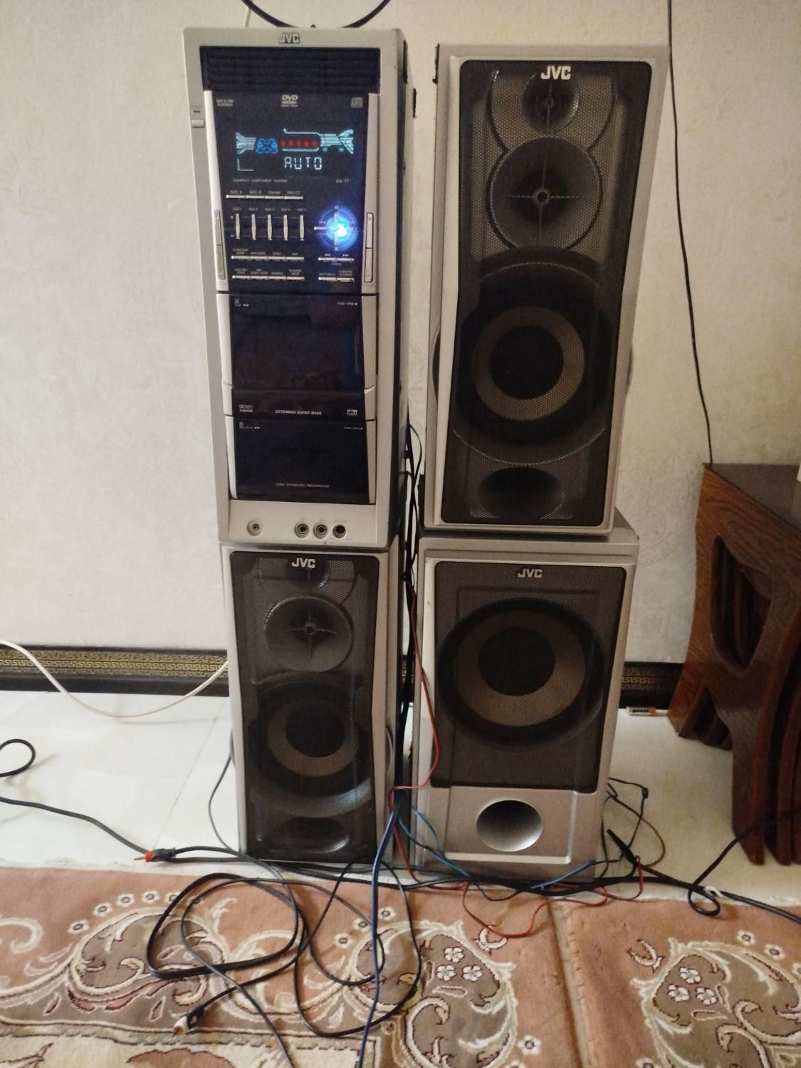 ضبط خانگی jvc|سیستم صوتی خانگی|ری, |دیوار