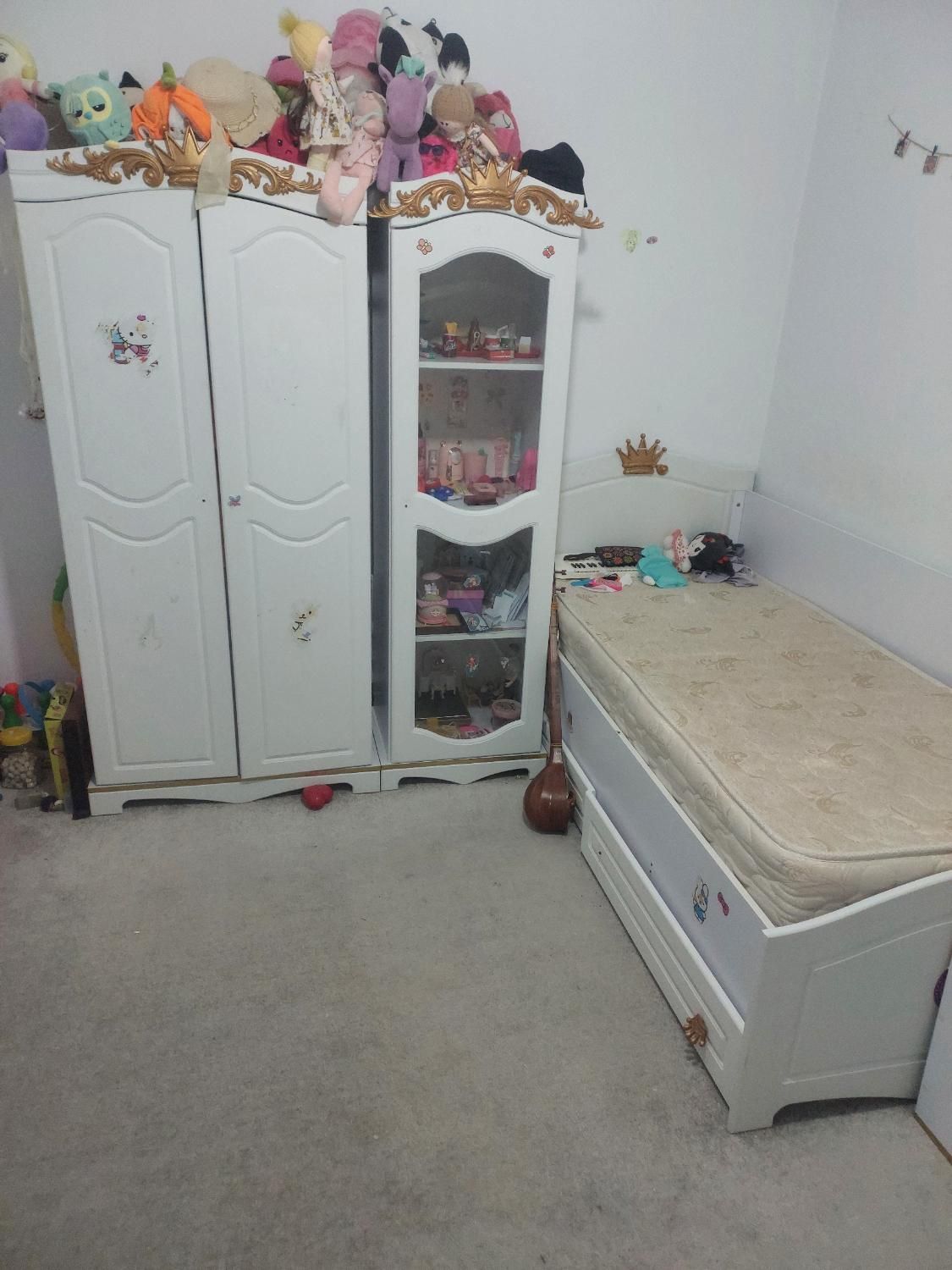 کمد وتخت|تخت و سرویس خواب|شیروان (خراسان), |دیوار