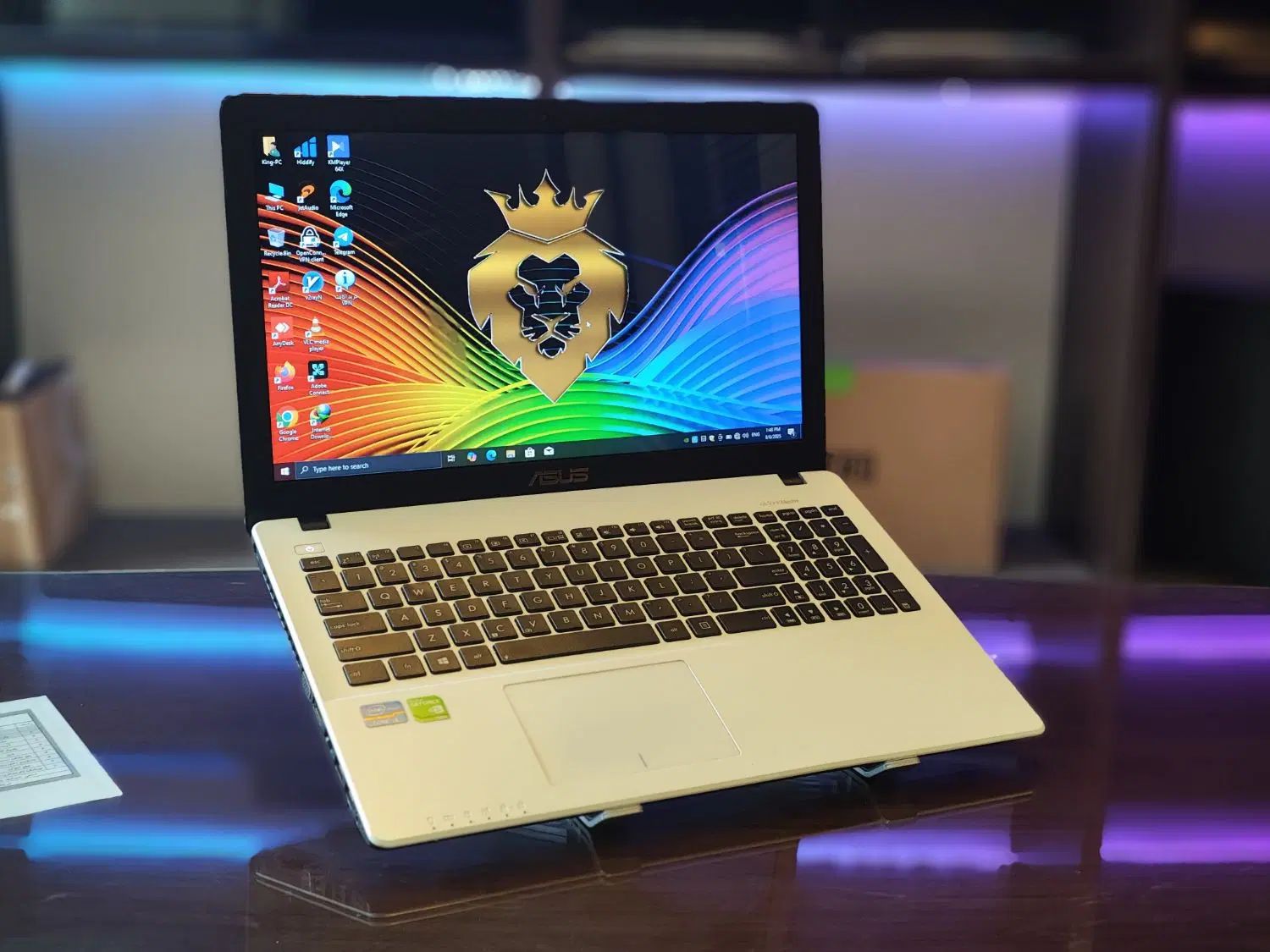 سفید 15.6 اینچی Asus گرافیک دار فول پورت باطری نو|رایانه همراه|تهران, میدان ولیعصر|دیوار