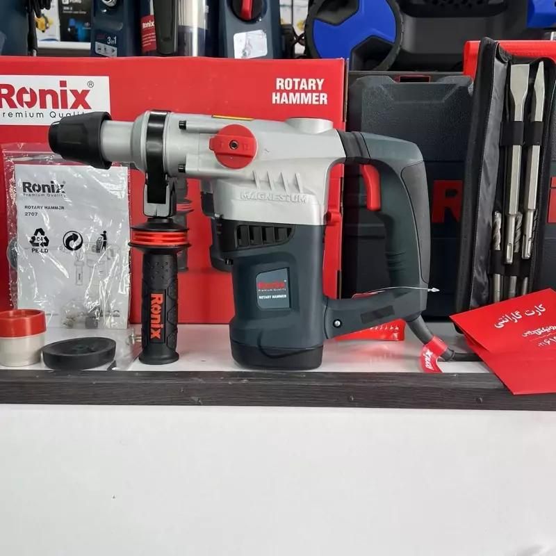 دریل چکشی رونیکس مدل 2707 پیکور بتن کن چکش 7کیلویی|ابزارآلات|شیراز, شهرک گلستان|دیوار