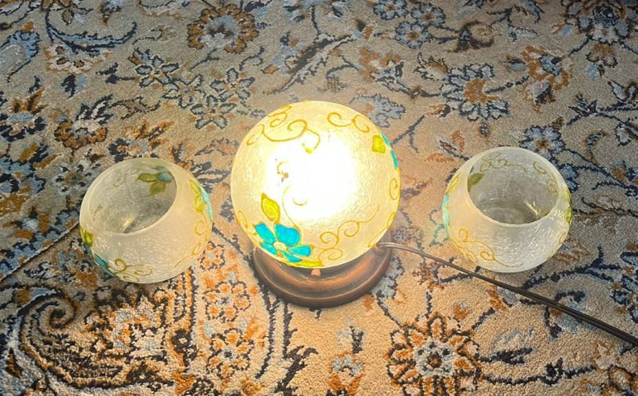 چراغ خواب همراه  دو جا شمعی|چراغ خواب و آباژور|تهران, جنت‌آباد شمالی|دیوار
