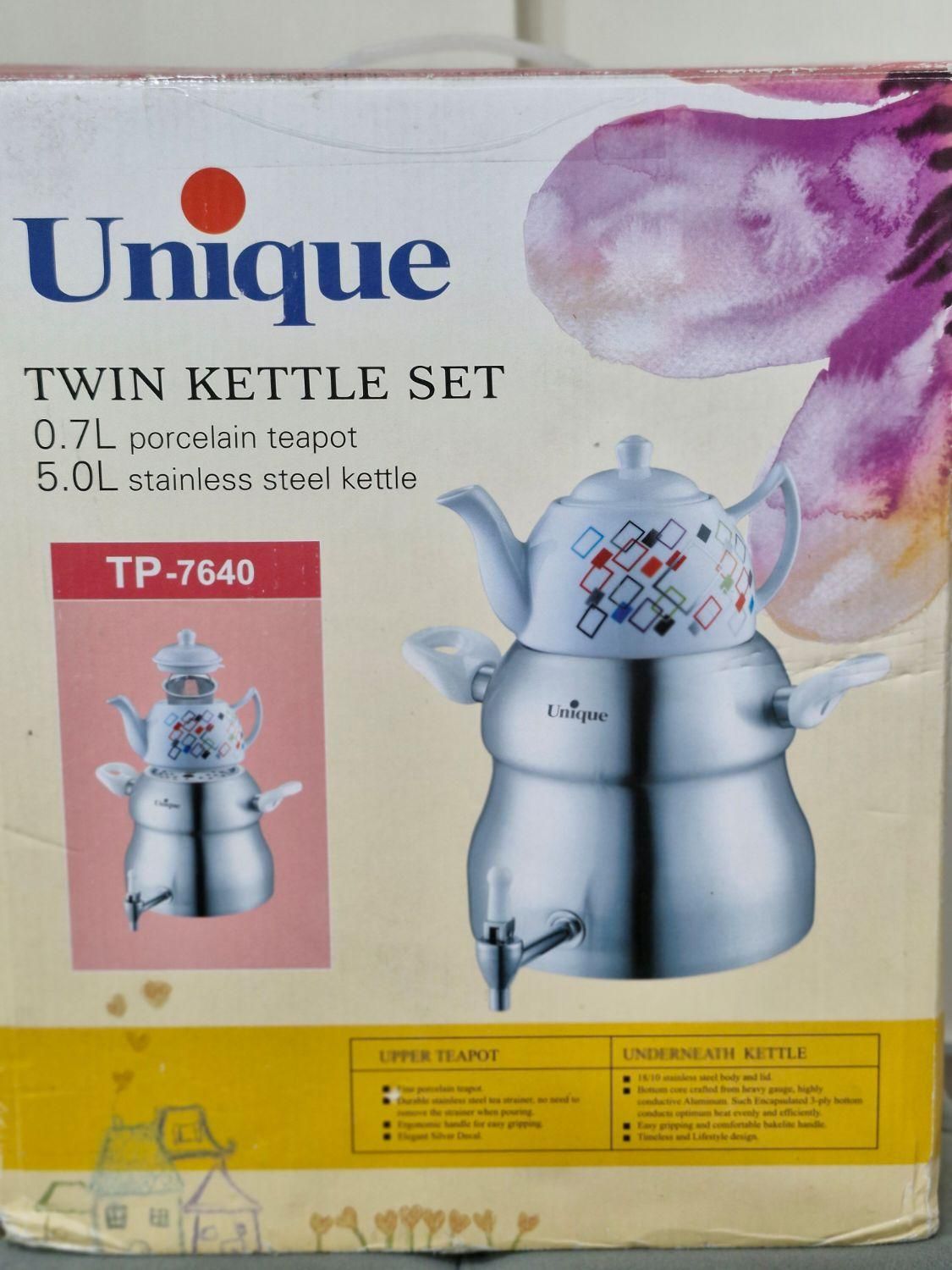 کتری قوری یونیک اصل نو مدل ۷۵۲۱ و ۷۶۴۰|قوری، کتری، قهوهساز دستی|تهران, پرستار|دیوار