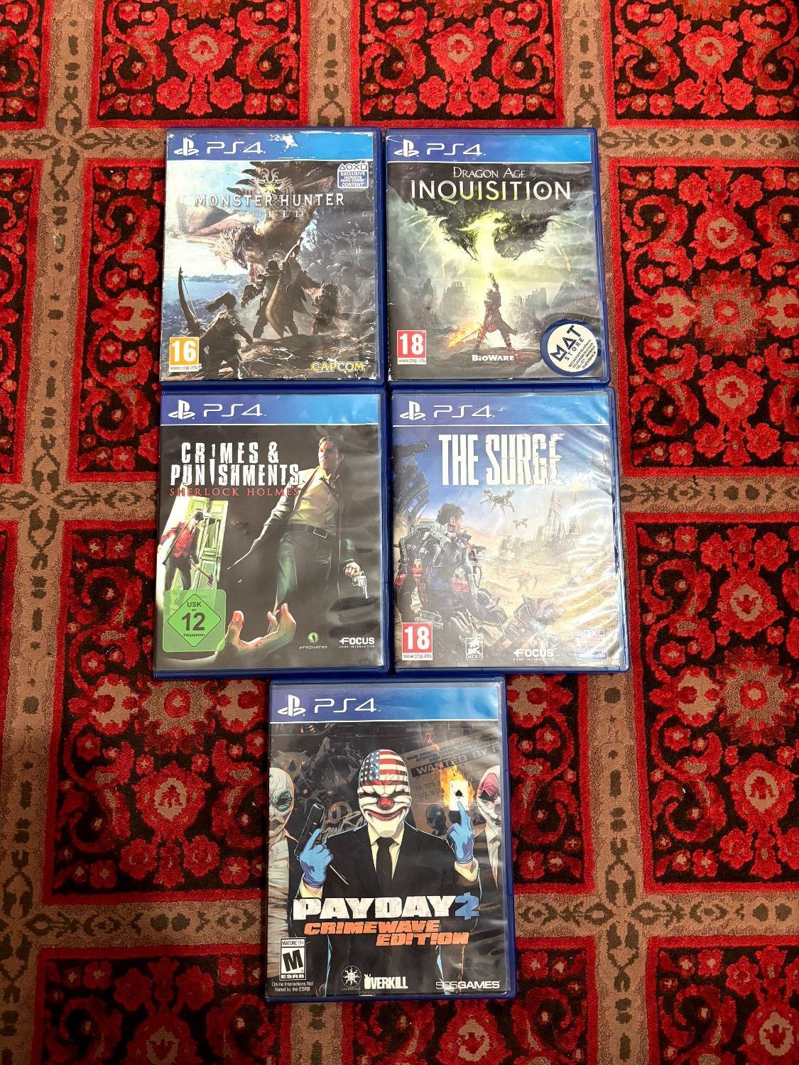 دیسک بازی ps4|کنسول، بازی ویدئویی و آنلاین|تهران, جوانمرد قصاب|دیوار