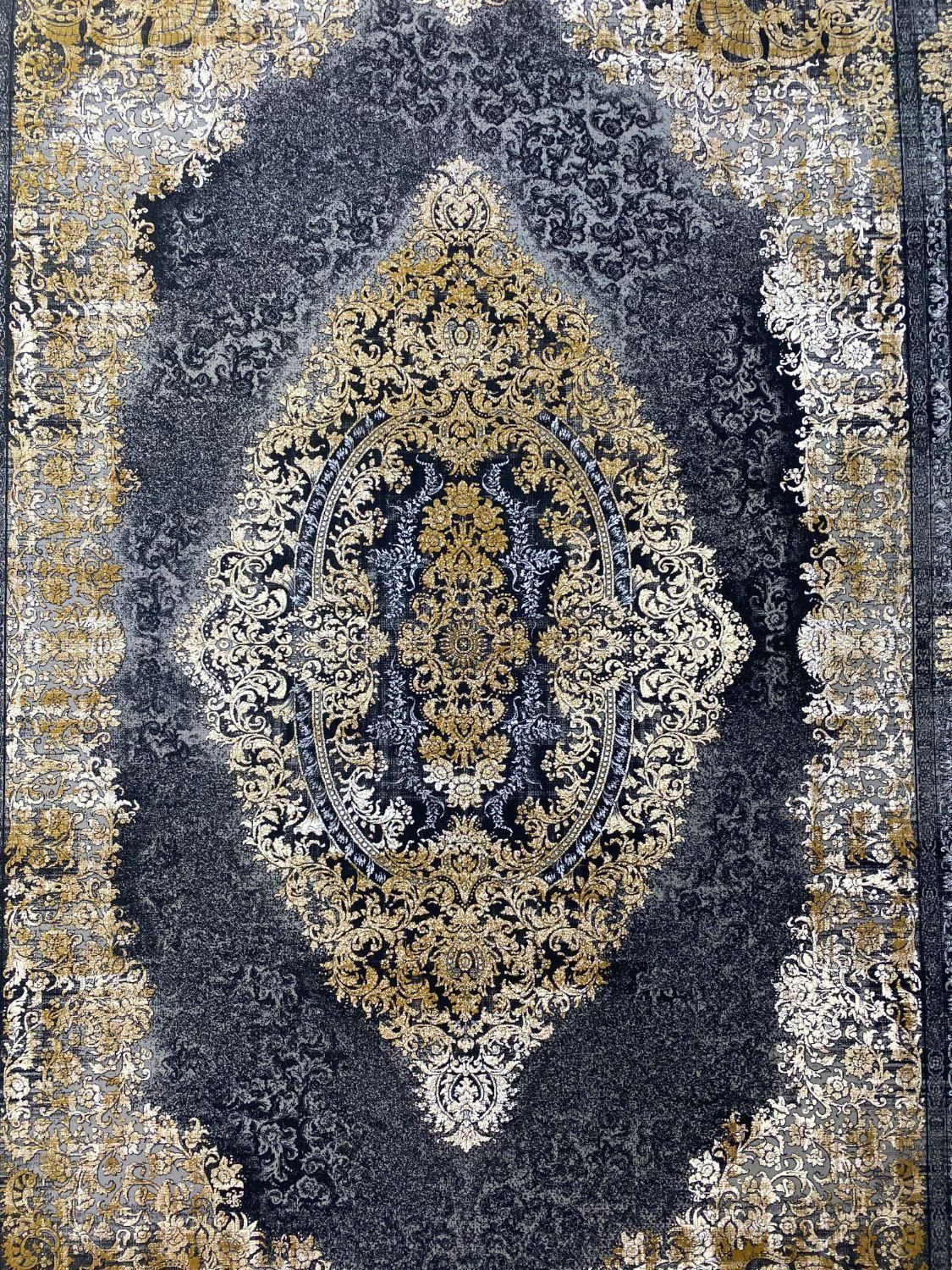 فرش وینتیج جانت دودی و نقره ای آیدین|فرش|ارومیه, |دیوار