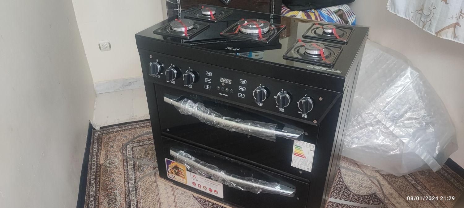 اجاق گاز طرح فر کاملا نو همراه کارتون|اجاق گاز و لوازم برقی پخت‌وپز|تهران, طیب|دیوار