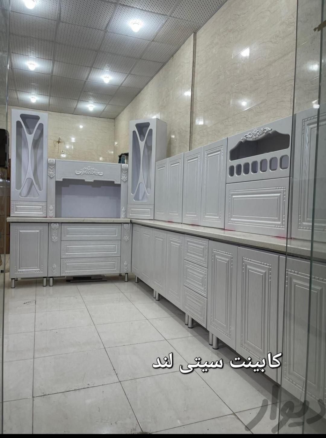 کابینت ویترین بلند صدفی ۹۶۰۶|مصالح و تجهیزات ساختمان|بندر ماهشهر, |دیوار