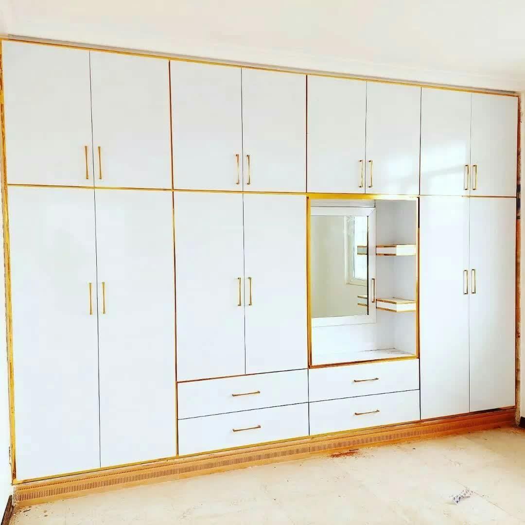 کمددیواری کابینت ام دی اف کاری نصب درب چوبی|خدمات پیشه و مهارت|مشهد, رسالت|دیوار