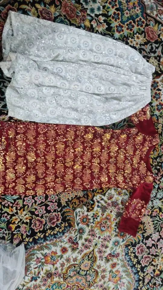 لباس عروس ومحلی ویک پارچه ..با وسایل تکواندو|کفش و لباس بچه|بندر ماهشهر, |دیوار