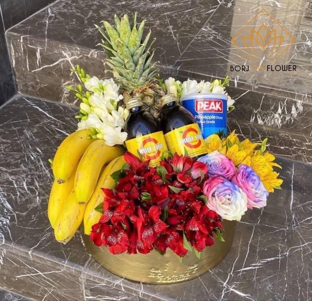 پک های دسته گل و میوه تزیین شده برای بیمار|گل و گیاه طبیعی|تهران, امیرآباد|دیوار