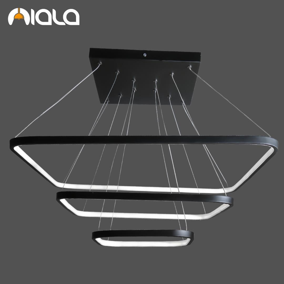 لوستر/مدرن ریموت دار مدل مربع کد L5006 برند نیالا|لوستر و چراغ آویز|مشهد, توس (بلوار توس)|دیوار